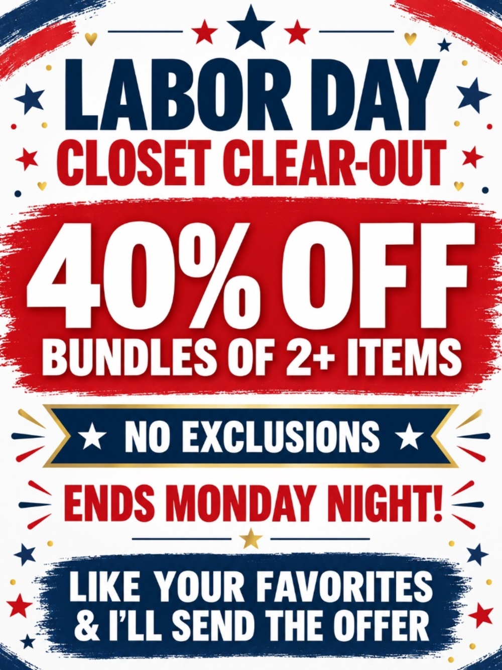 LABOR DAY SALE!